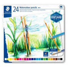 ESTUCHE DE METAL CON 24 LÁPICES, COLORES SURTIDOS STAEDTLER 14610C M24 (Espera 4 dias)